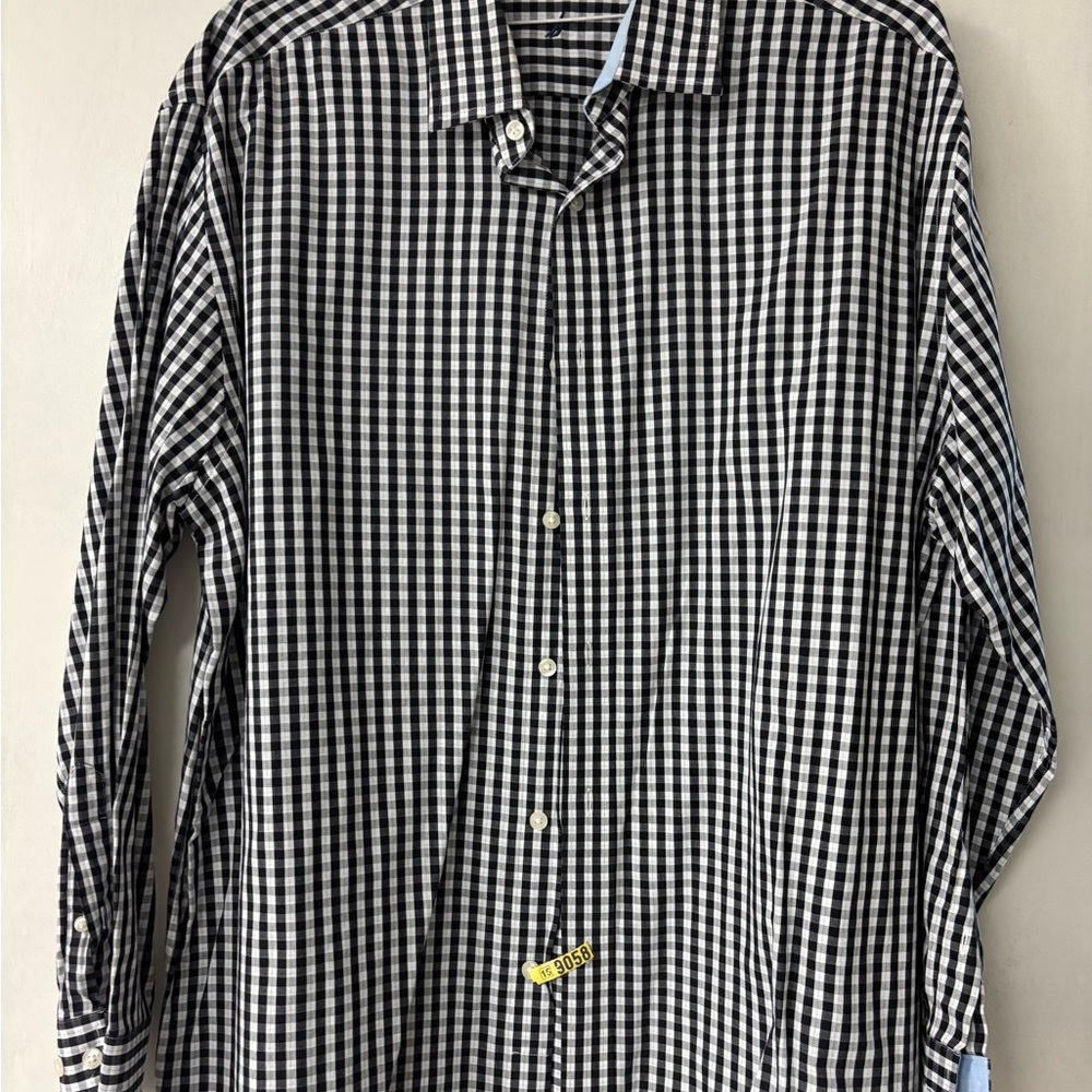 Nautica Monochrome Checkered Casual Shirt